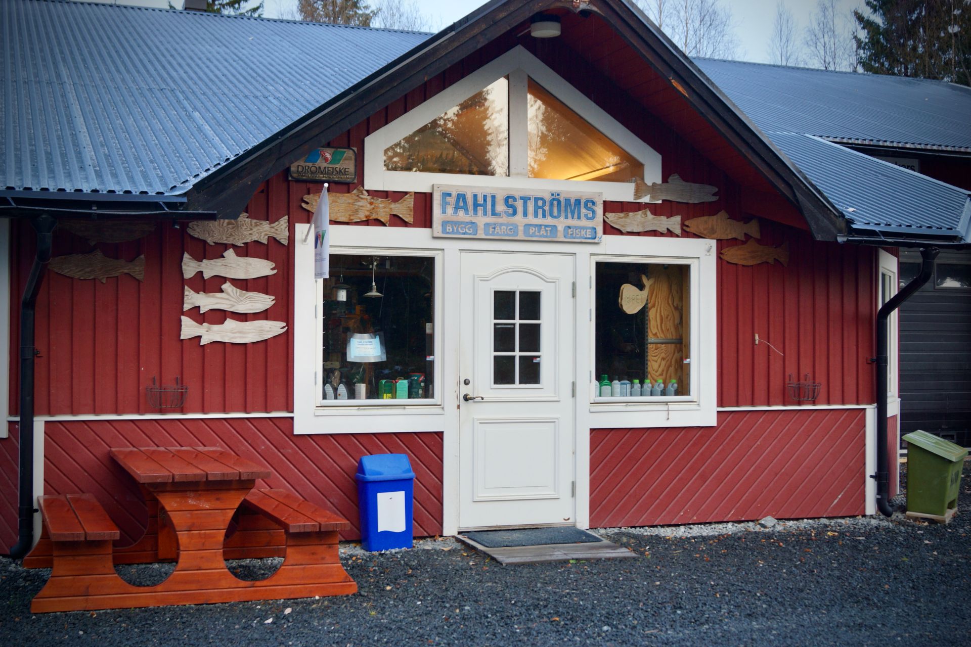 Fahlströms Bygg & Fiskecenter i Valsjöbyn